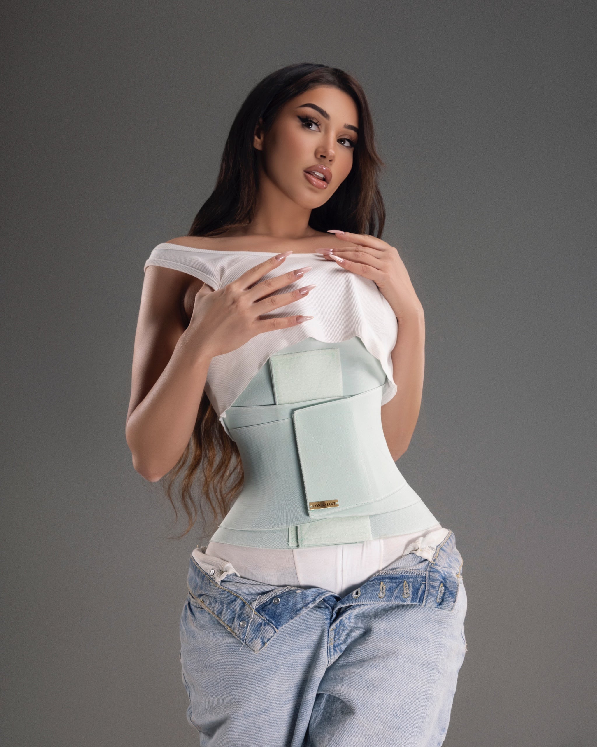 BRATZ Corset Aquagreen