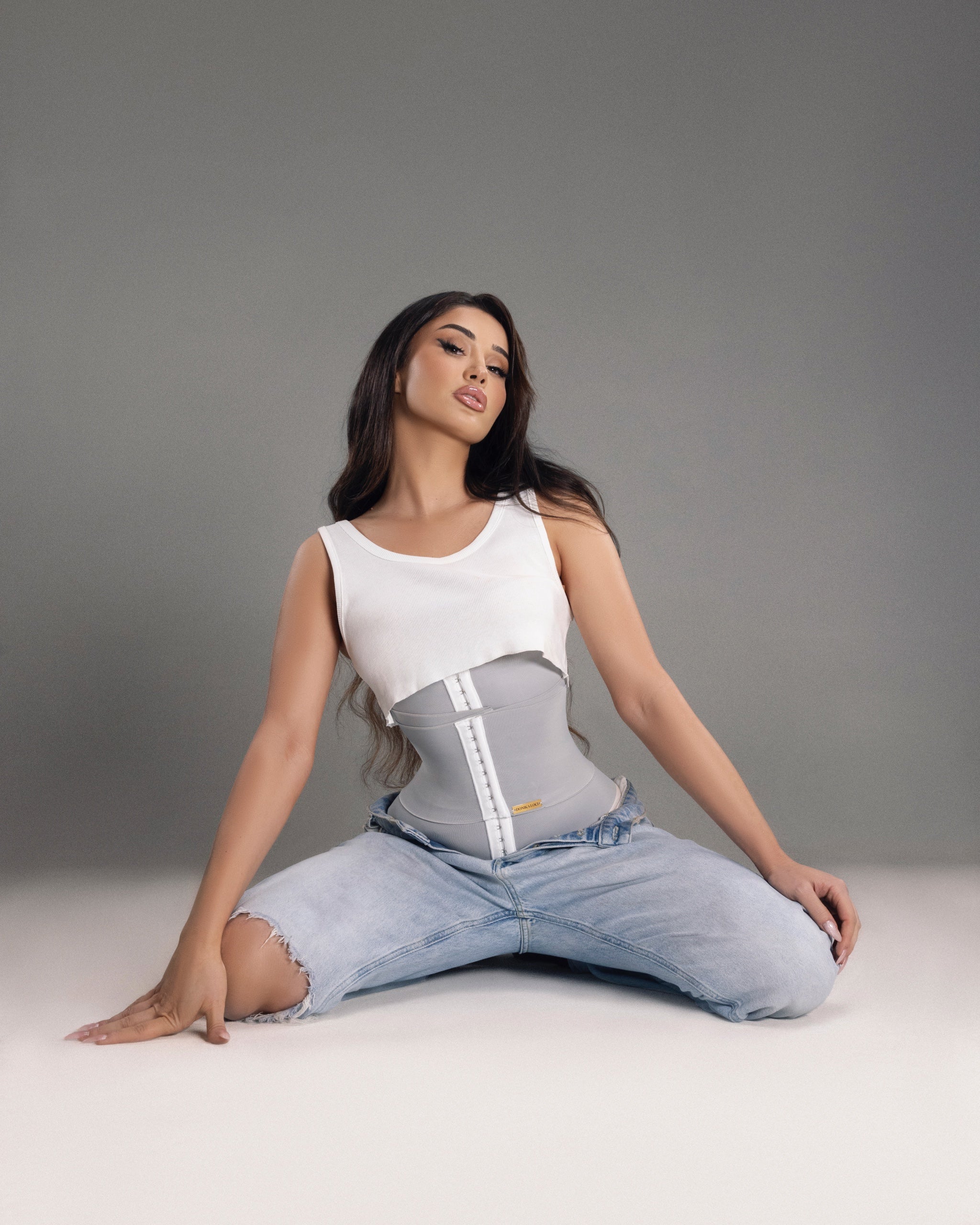 X Corset Grey