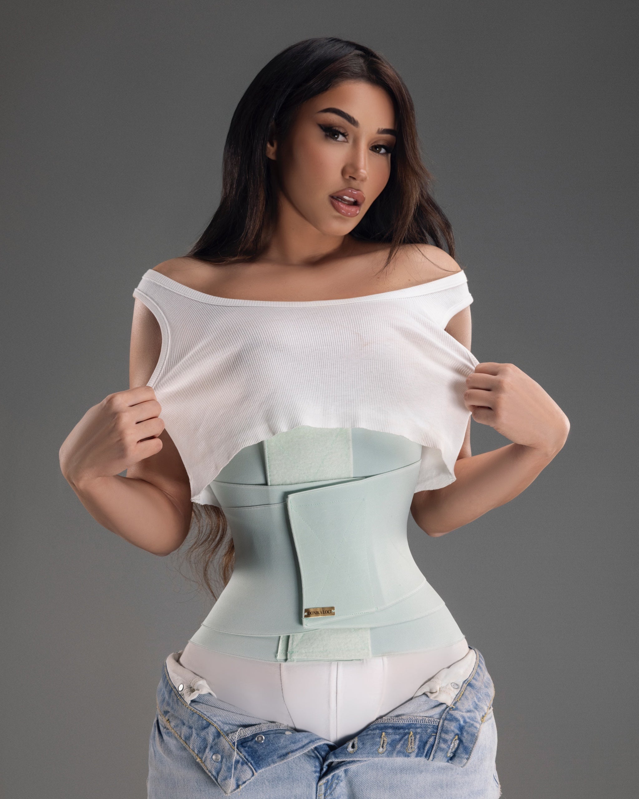 BRATZ Corset Aquagreen